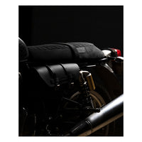 Trip Machine Touring Seat Royal Enfield Twins - black suede